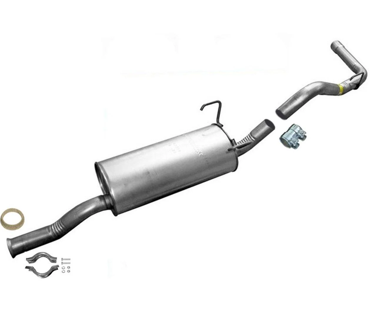 Rear Muffler Tail Pipe For 2003 2004 2005 2006 Toyota Tundra 4.7L Muffler Pipe