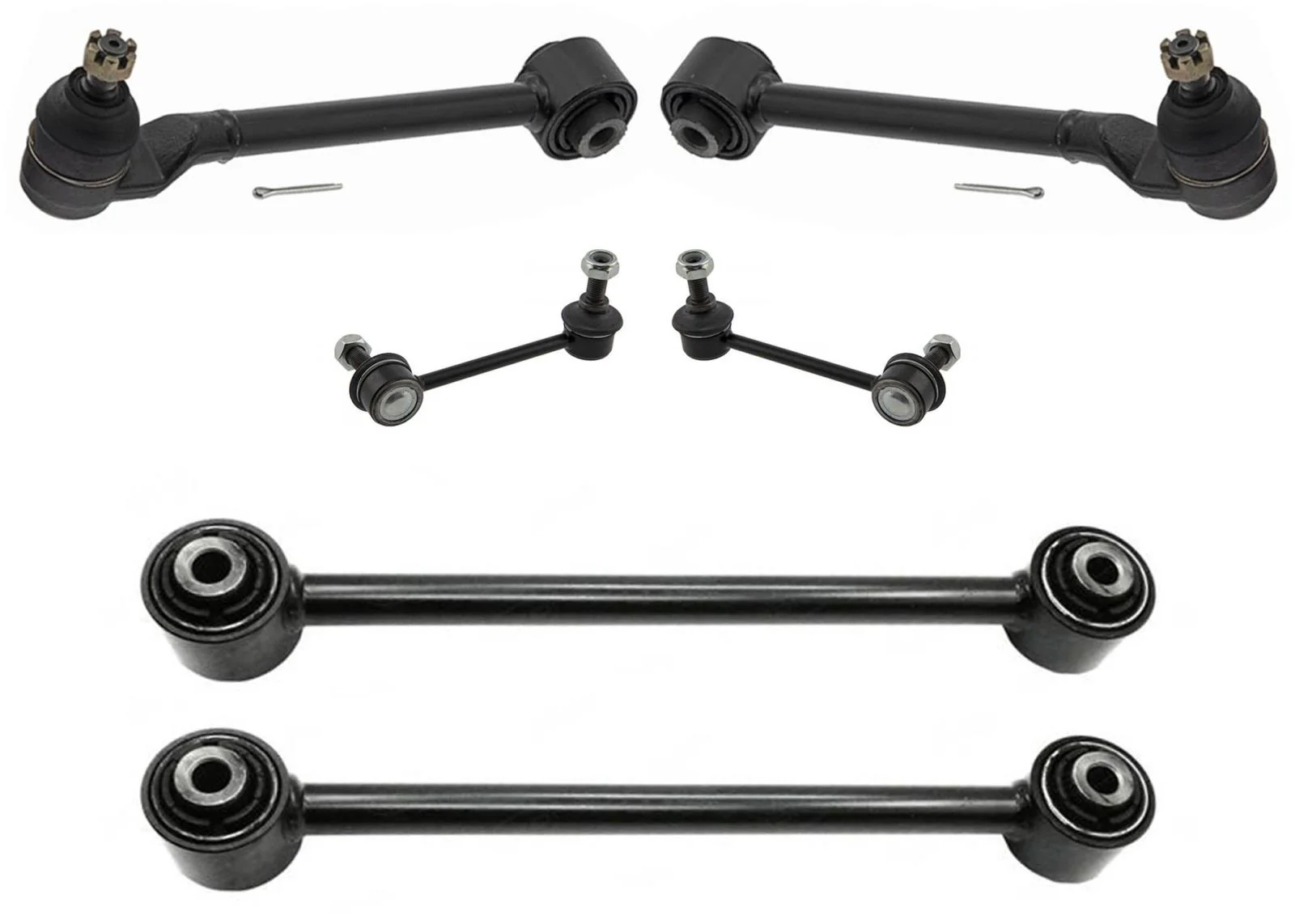 REAR of Car Upper + Lower Control Arms Ball Joints Links for Honda Accord 98-02