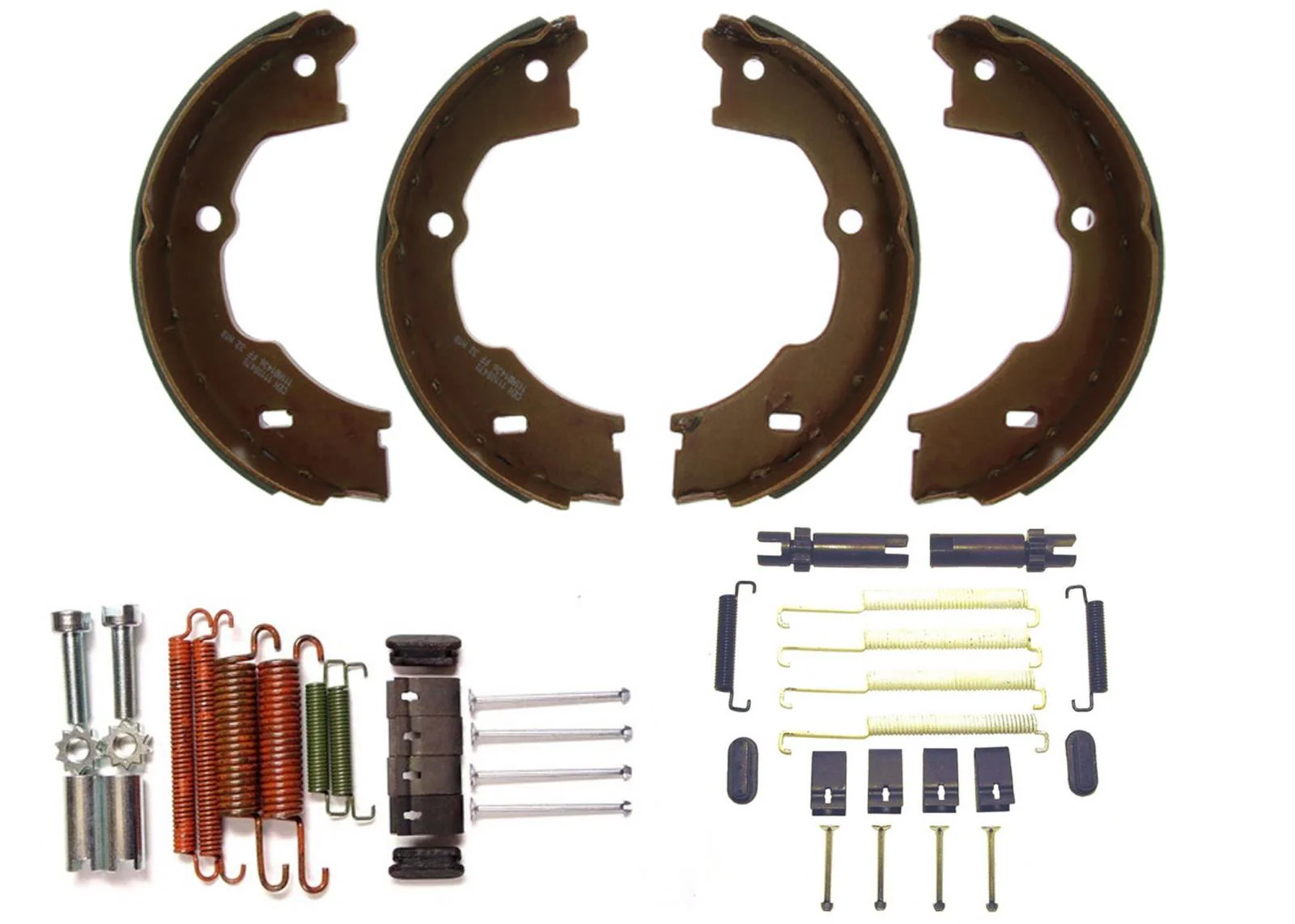 REAR Parking Emergency Brake Shoes & Springs For Ram 4500 5500 Ford F250 08-2016