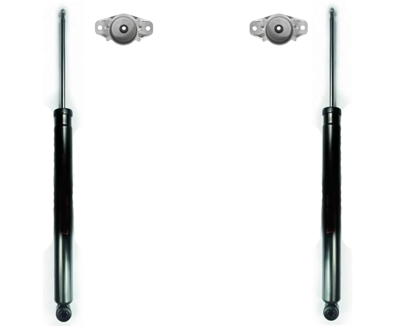 Rear Shock Absorbers With Upper Support Mounts Fits for 2012-2018 Ford Focus