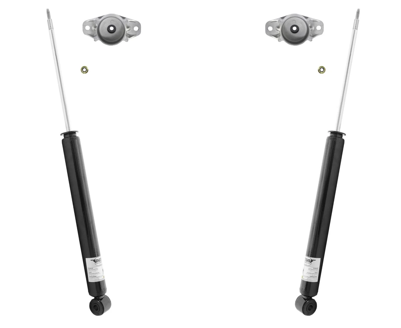 Rear Shock Absorbers W/ Upper Support Mounts For Ford Escape 2013 2014 15 2019