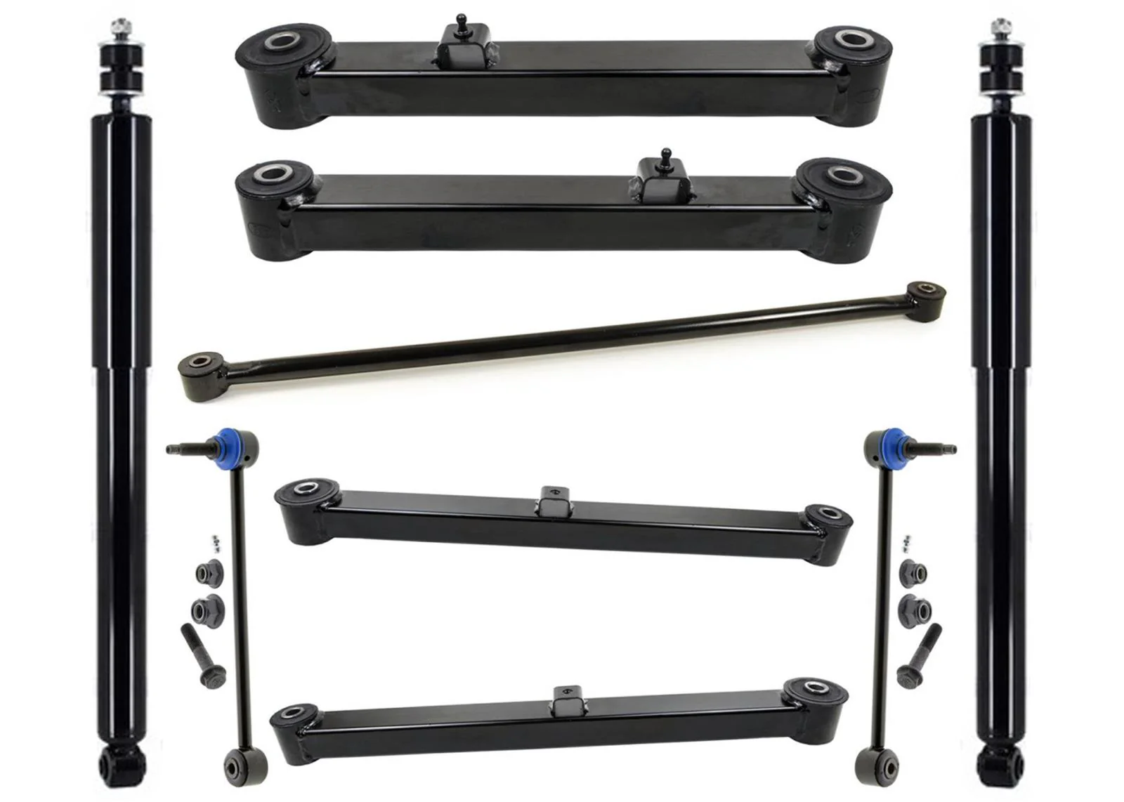 Rear Shocks Control Arms Track Bar & Sway Bar Links For Ram 1500 2019 2023 2024