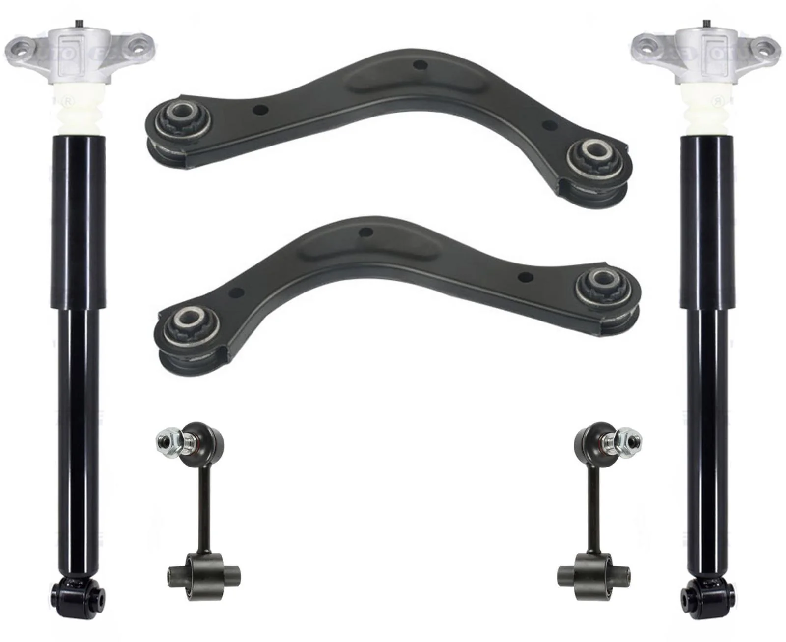 Rear Shocks Upper Lateral Arms & Links For Kona 2018 2019 2023 All Wheel Drive