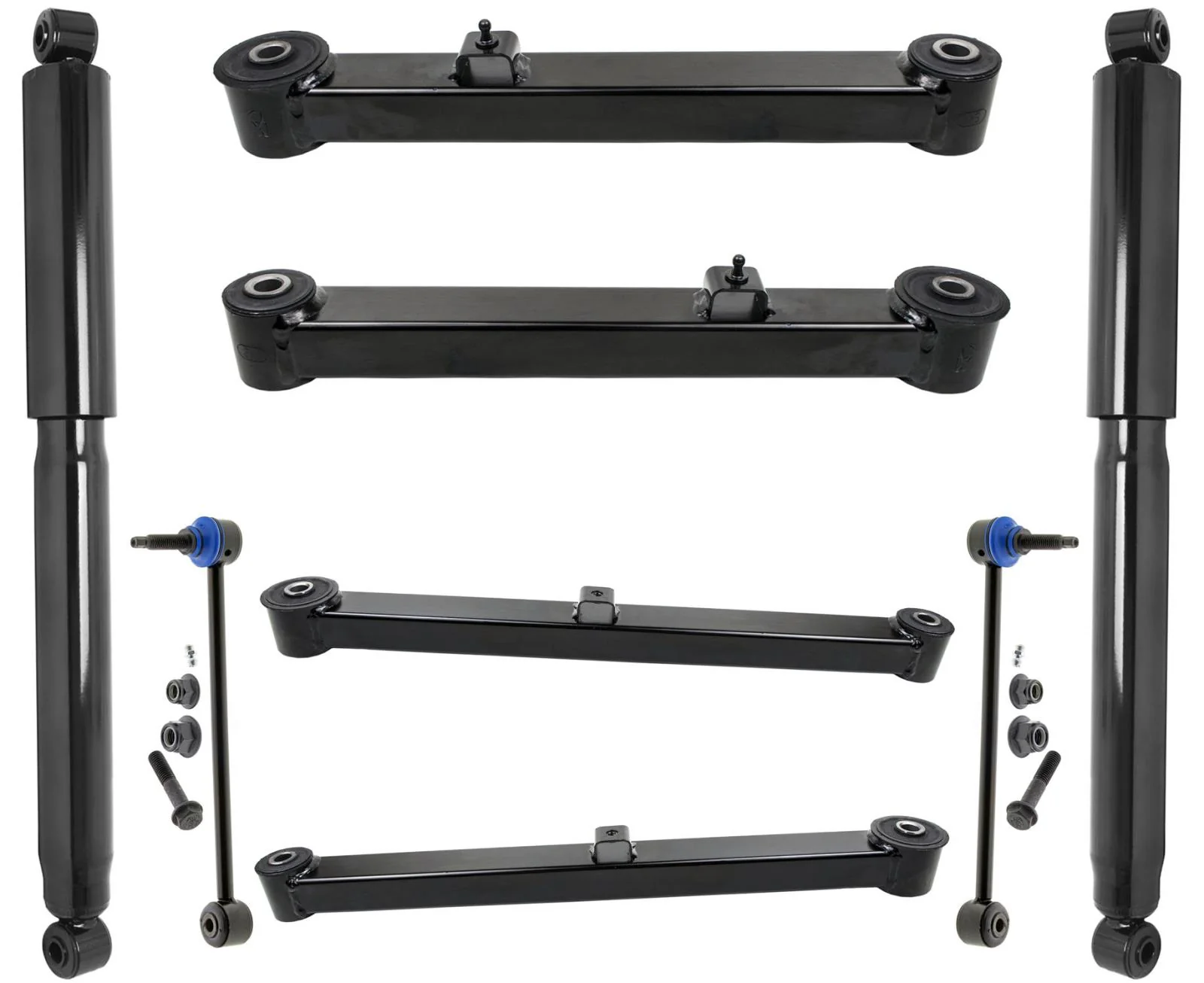 Rear Shocks Upper & Lower Control Arms & Links For Ram 1500 2019 2022 2023 2024