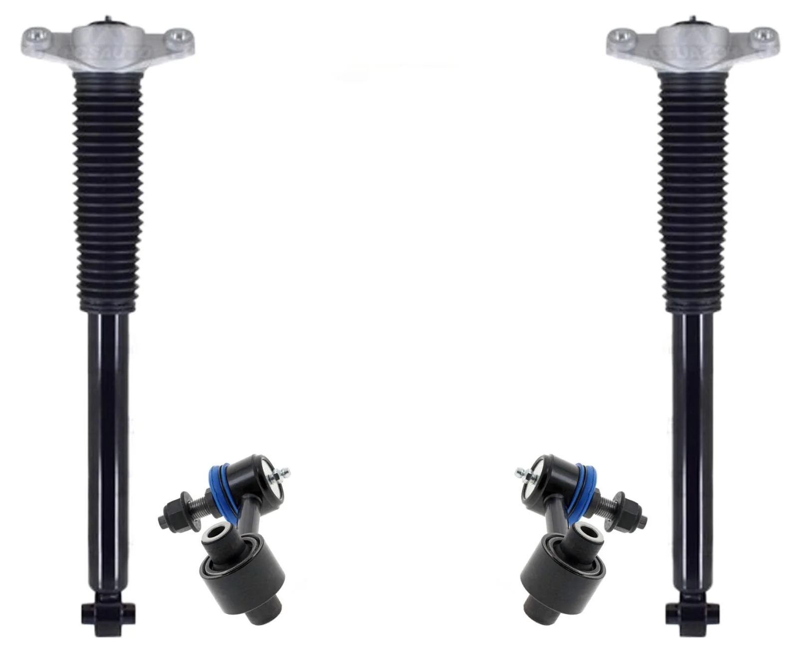 Rear Shocks W/ Mounts & Sway Bar Links For Kia K5 2021 2022 2024 W/ 19 Wheels