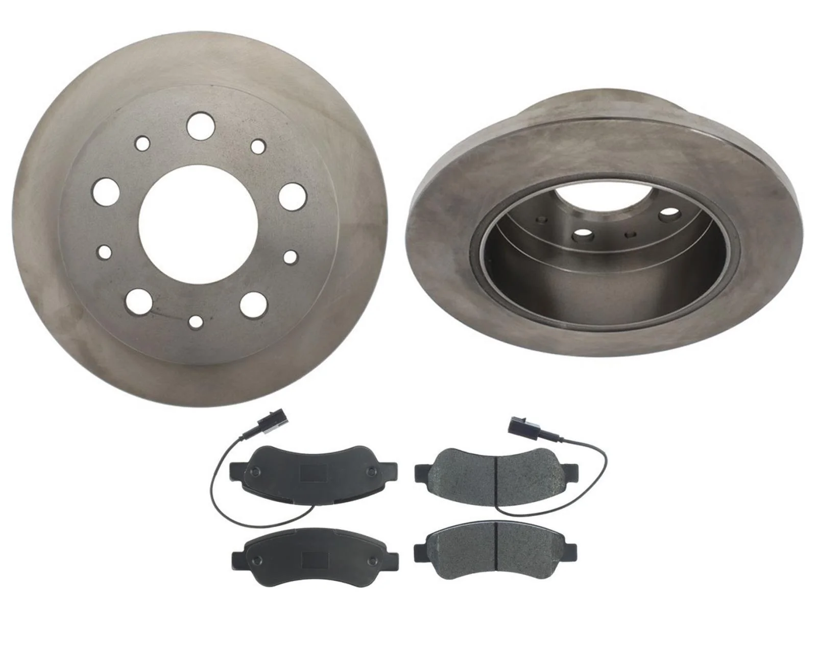 Rear Solid Brake Rotors Pads Fits For Ram Promaster 1500 2500 3500 2014-2021 3p