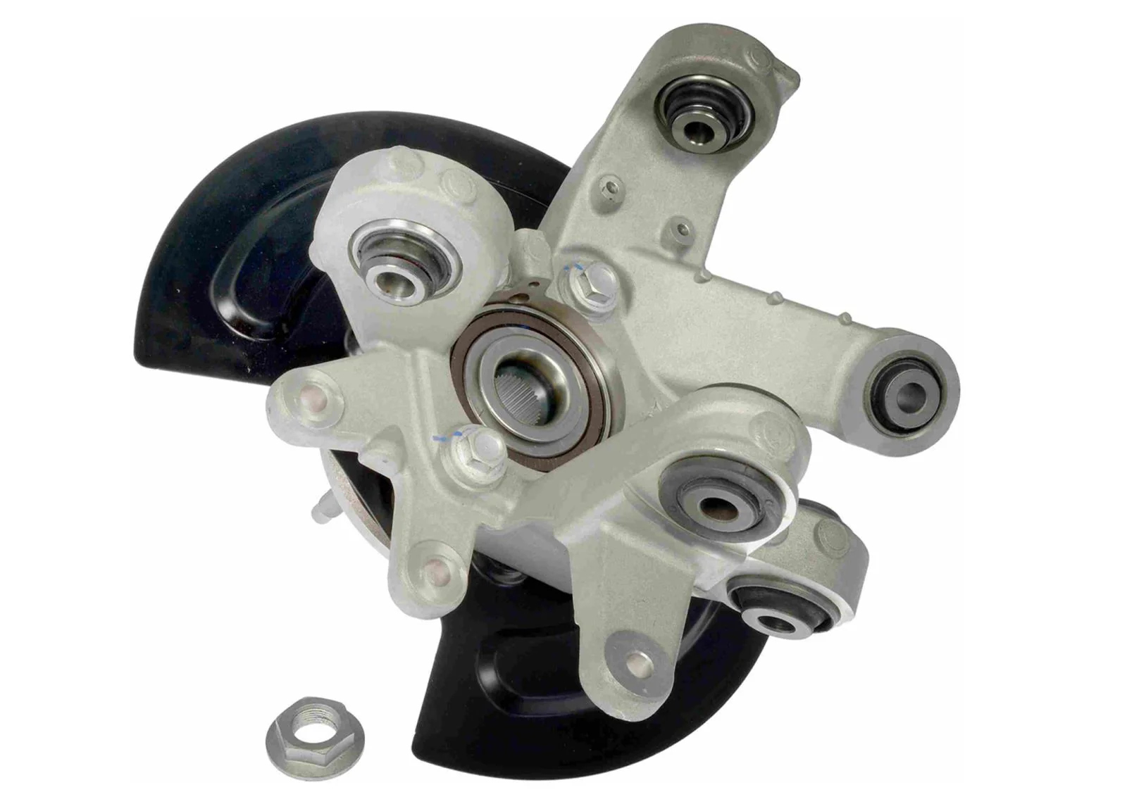 Rear Steering Knuckle & Hub For Ford Explorer 2011 2012 2013 2014 2016 2018 2019 - Image 2