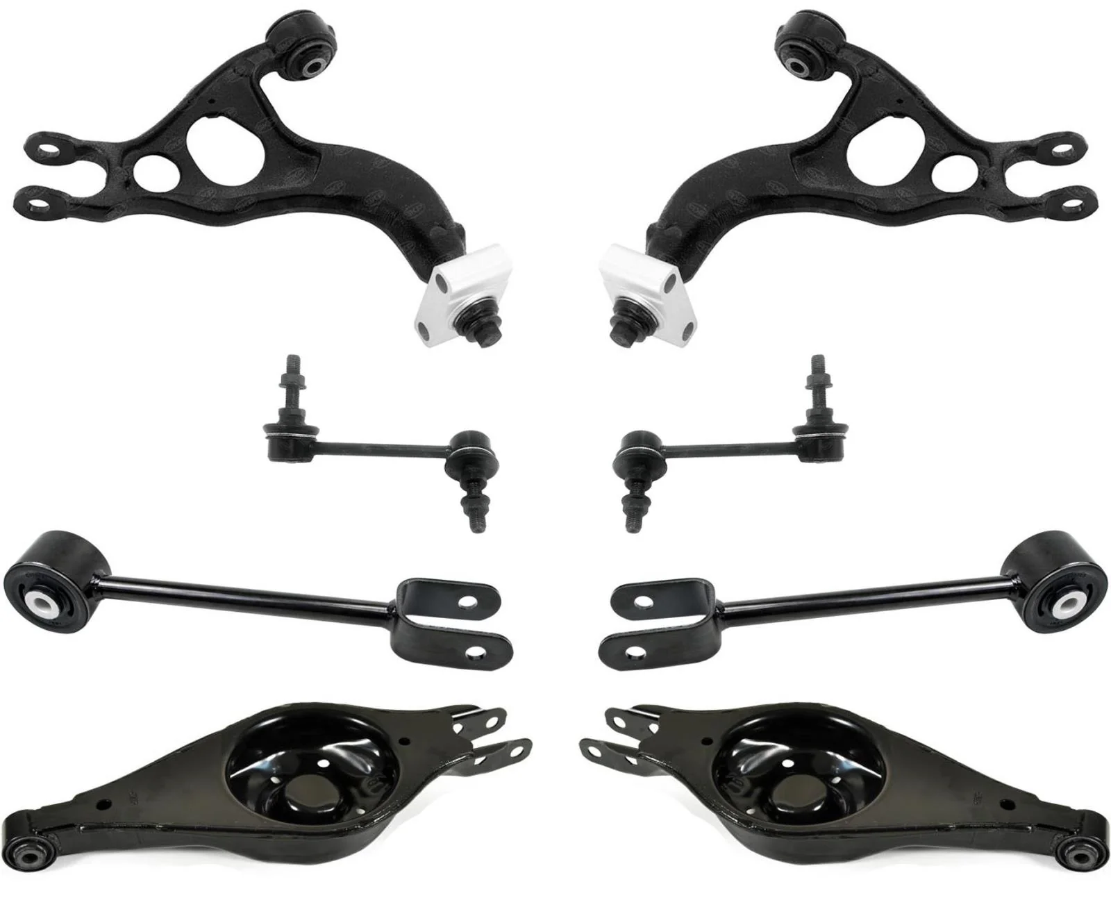 Rear Upper Lower Trailing Control Arms & Sway Bar Links For Ford Flex 2012-2019