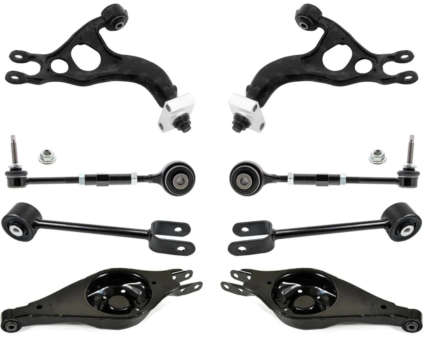 Rear Upper Lower Trailing & Lateral Control Arms For Ford Flex 2012-2019