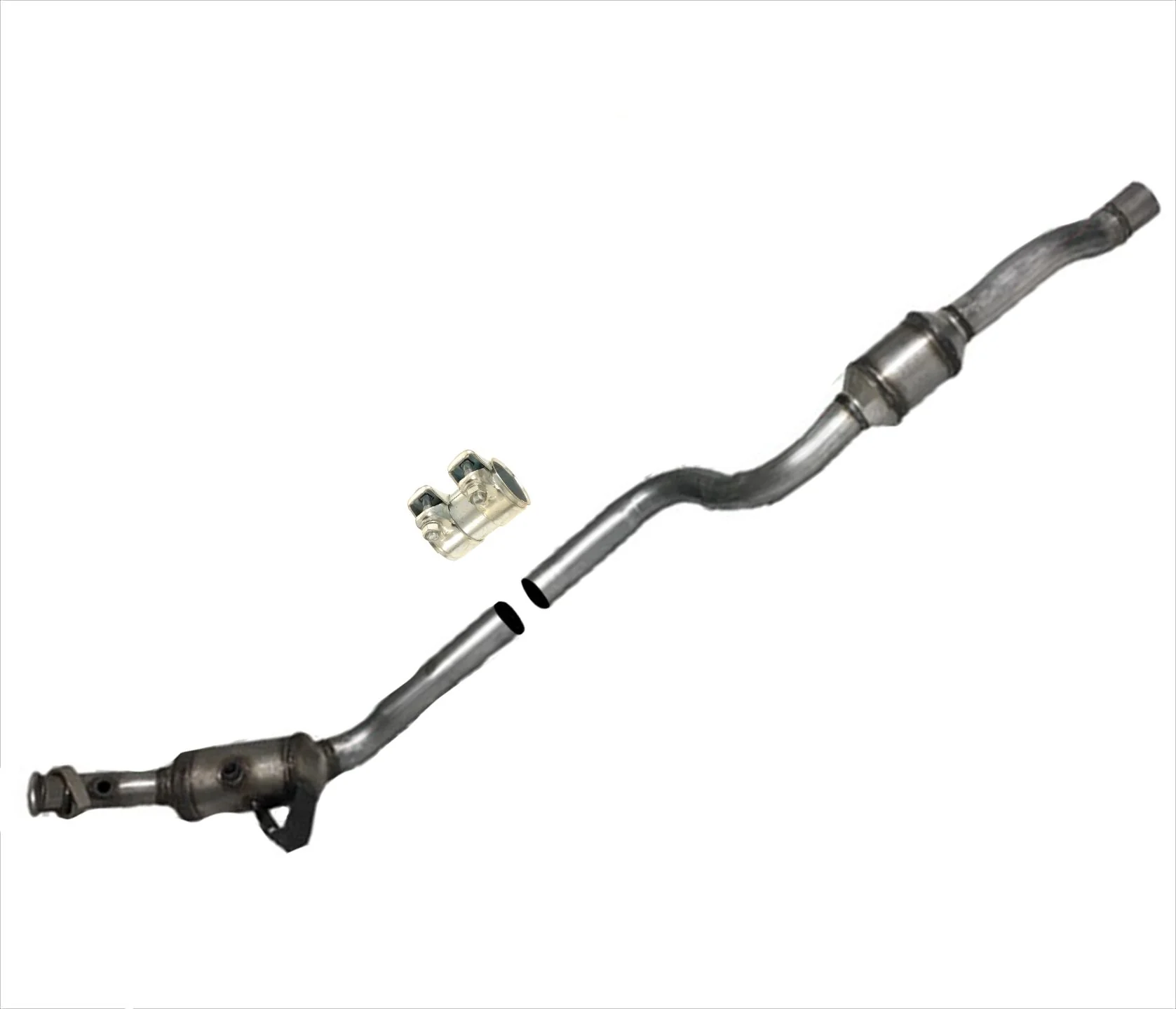 Right Pipe Dual Catalytic Converters Fits For 13-15 Mercedes Benz 4Matic GLK350