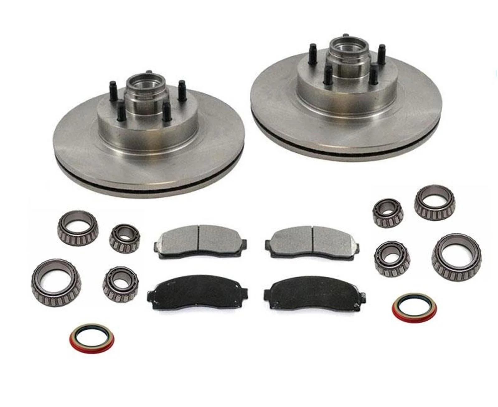 Front Rotors Brake Pads Wheel Bearings For Sport Trac 2001-2005 Rear Wheel Drive