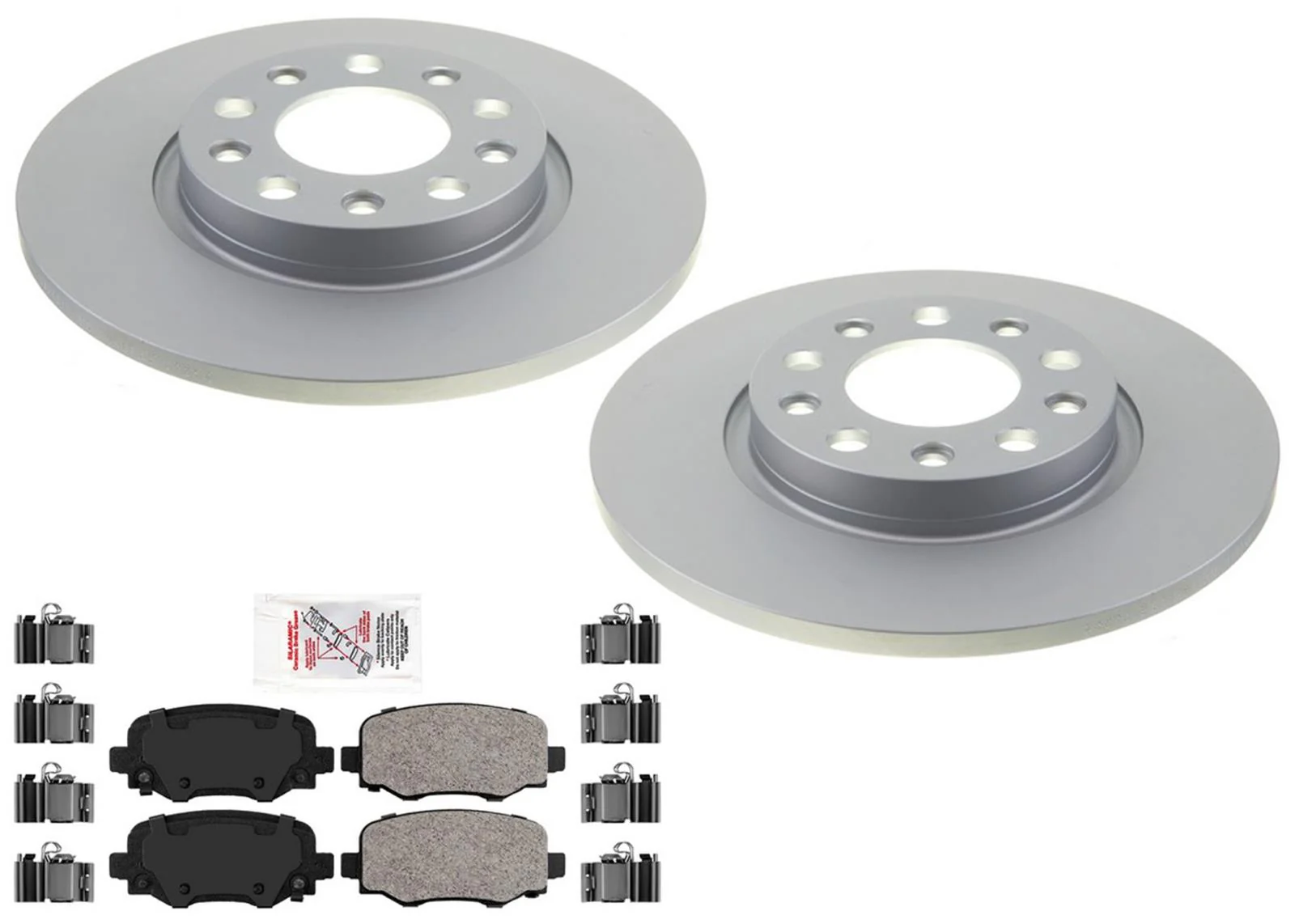 Rr Performance Coated Disc Brake Rotors for Jeep Trailhawk 14-23 3.2L V6 320MM