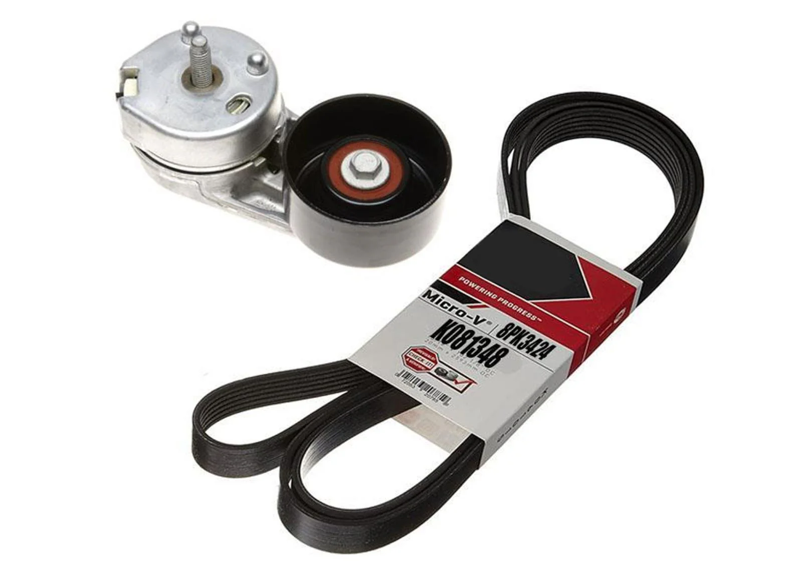 Serpentine Tensioner Belt for Ford F250 6.7 Diesel with Single Alternator 12-16