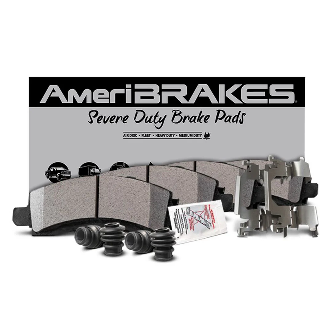 Severe Duty Brake Pads W/ Sensors For Hino 195 2012 2013 2020 Front and Rear - Image 3