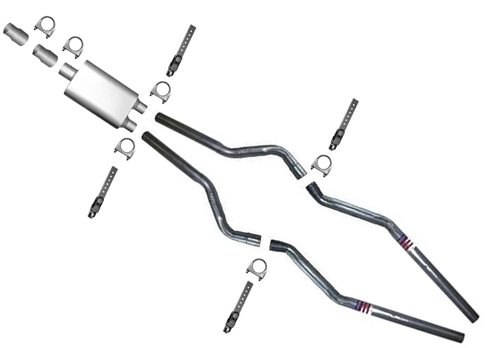 Sierra Silverado Pick BIG DADDY Dynomax Dual Exhaust