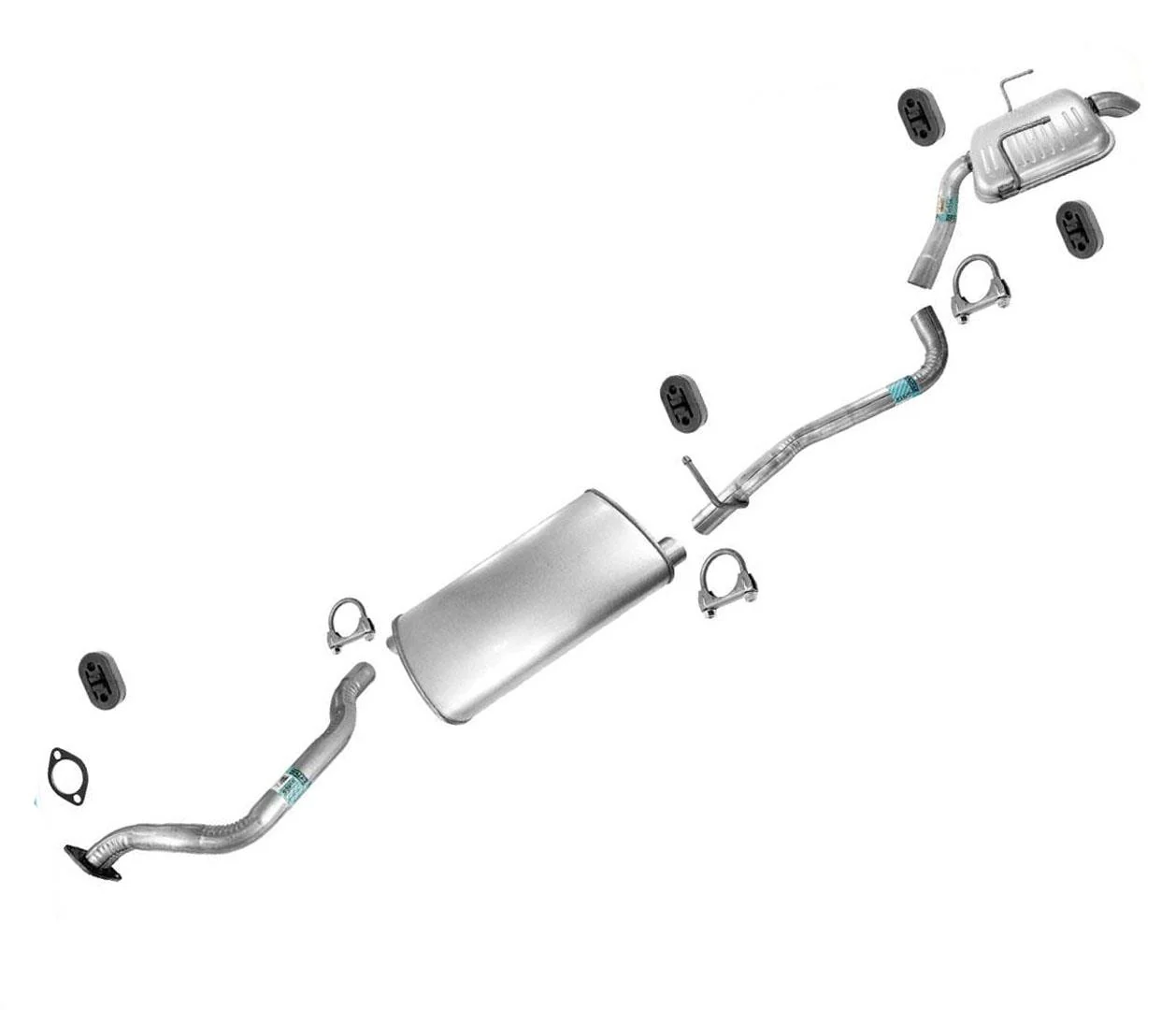 Single Exhaust System For 09 10 2011 2012 2014 2017 3.6 Chevrolet Traverse LS LT