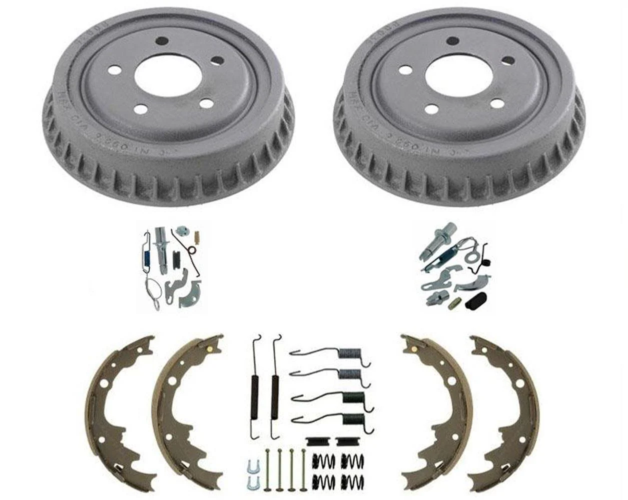 9" Drums Brake Shoes Springs Kit For Ford Ranger 1998 1999 2008 Rear Wheel Drive