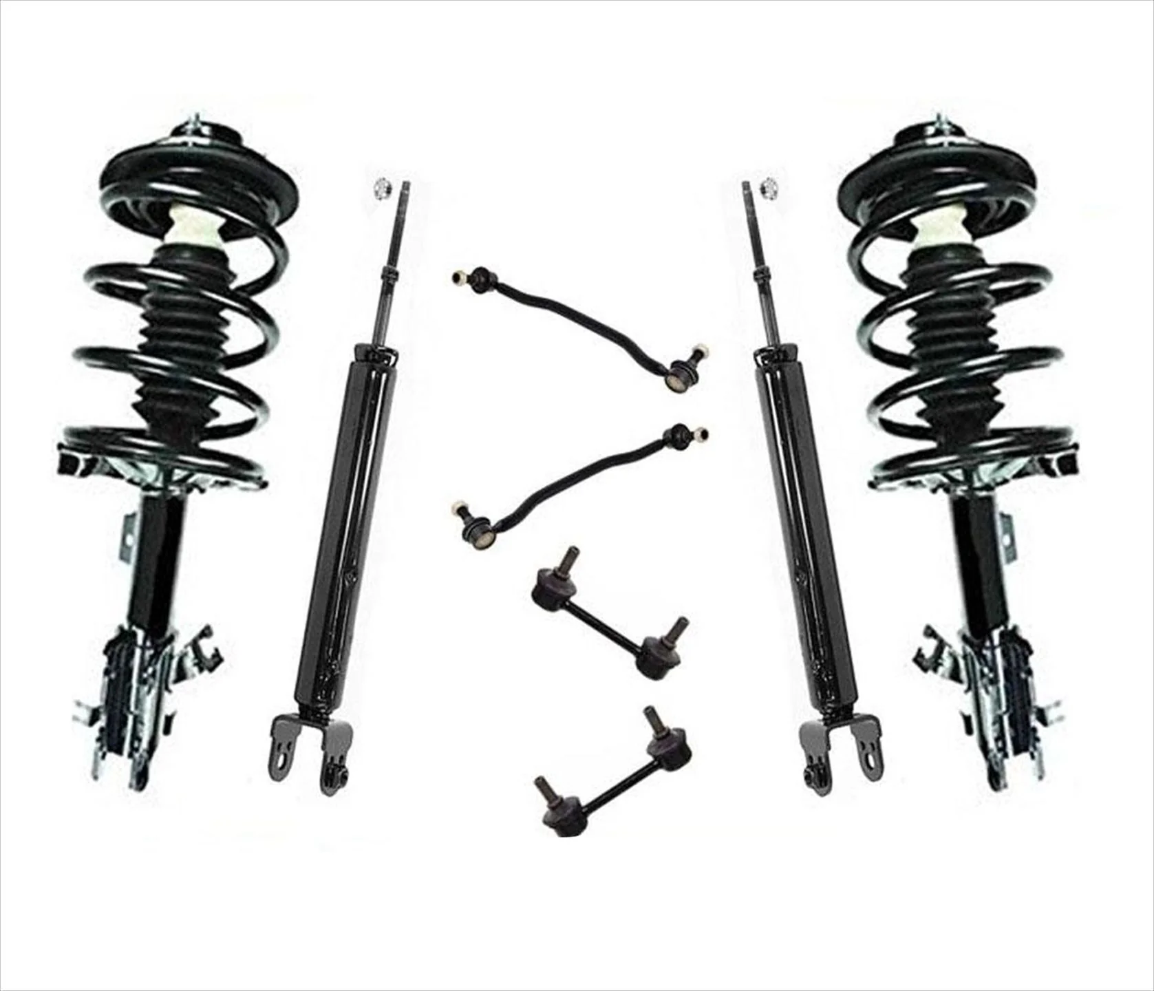Strut Coil Spring Assembly Shocks Sway Bar Links New for 04-08 Nissan Maxima