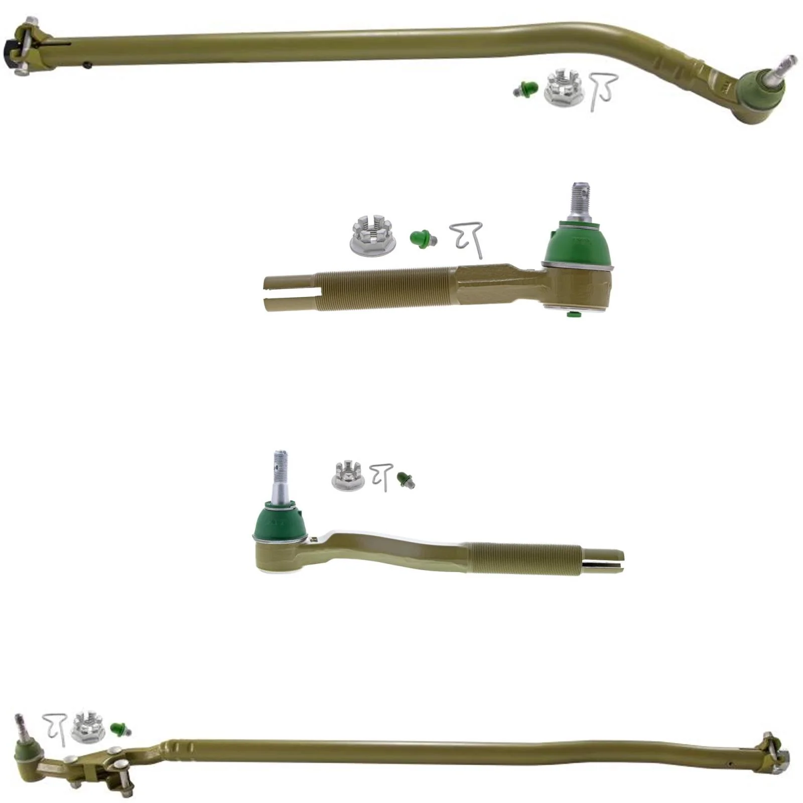 TTX Front Tie Rod Drag Link Kit for Jeep Wrangler 19-25 with Dana 210 Wide Axle - Image 2