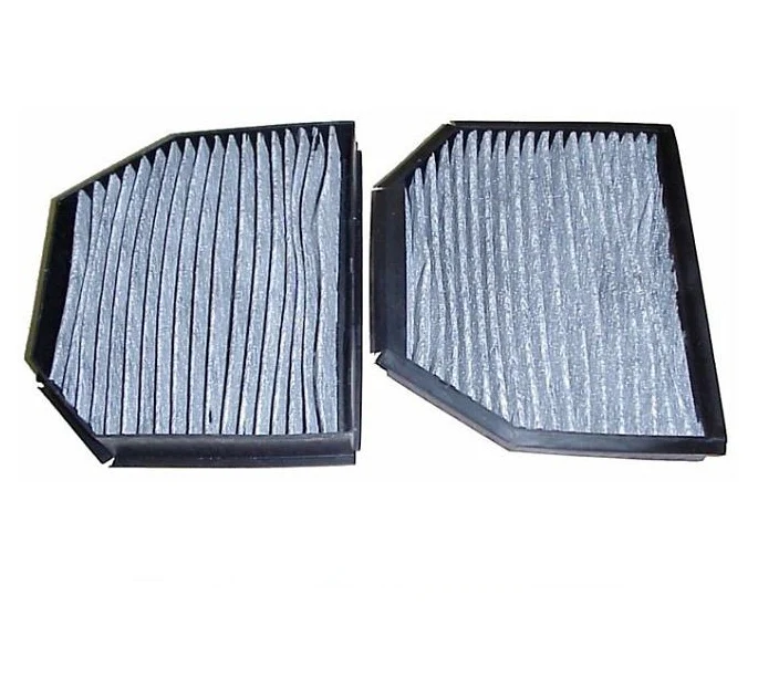Under Hood Cowl 2 Charcoal Cabin Air Filters for 07-12 SL550 04-11 SL600