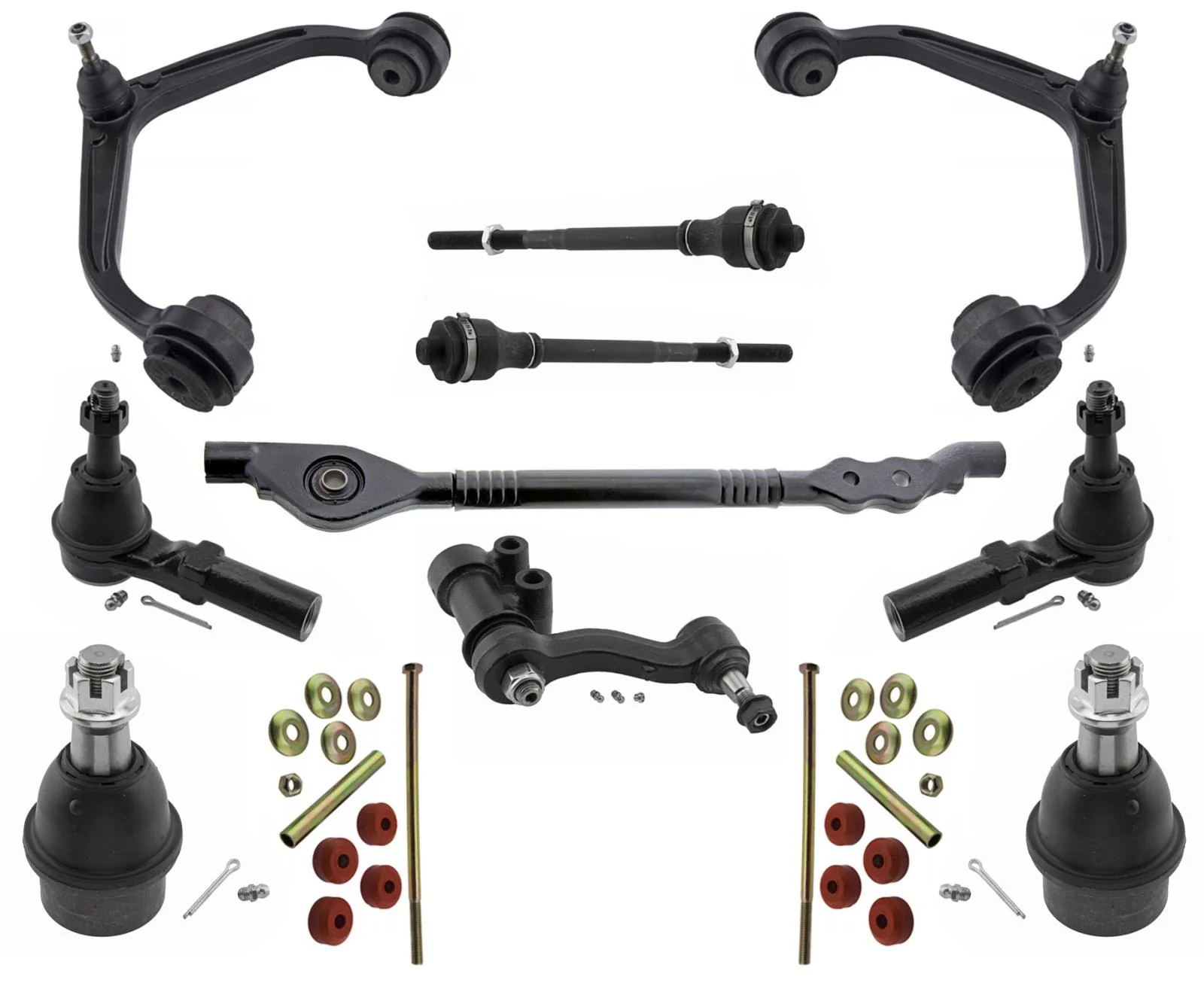 Upper Arms Lower Ball Joints Idle Arm Center Link For Silverado 2500HD 11-2019