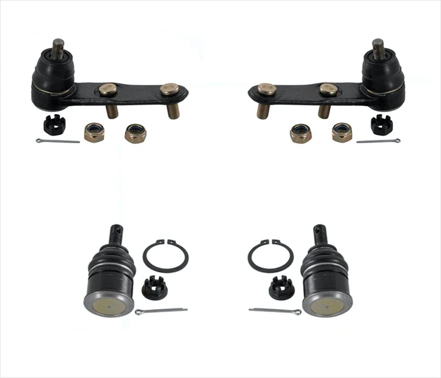 Upper & Lower Ball Joints Fits For 1988-1991 Honda Prelude